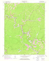War West Virginia Historical topographic map, 1:24000 scale, 7.5 X 7.5 Minute, Year 1967