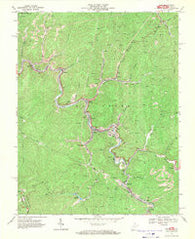War West Virginia Historical topographic map, 1:24000 scale, 7.5 X 7.5 Minute, Year 1967