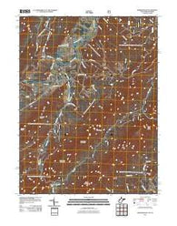 Wardensville West Virginia Historical topographic map, 1:24000 scale, 7.5 X 7.5 Minute, Year 2011