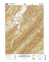 Wardensville West Virginia Historical topographic map, 1:24000 scale, 7.5 X 7.5 Minute, Year 2014