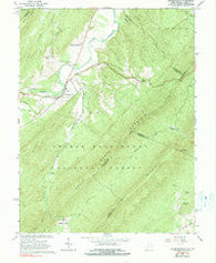 Wardensville West Virginia Historical topographic map, 1:24000 scale, 7.5 X 7.5 Minute, Year 1965