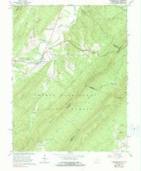 Wardensville West Virginia Historical topographic map, 1:24000 scale, 7.5 X 7.5 Minute, Year 1965