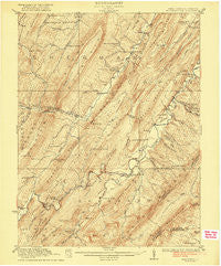 Wardensville West Virginia Historical topographic map, 1:62500 scale, 15 X 15 Minute, Year 1922