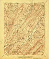 Wardensville West Virginia Historical topographic map, 1:62500 scale, 15 X 15 Minute, Year 1924