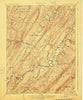 Wardensville West Virginia Historical topographic map, 1:62500 scale, 15 X 15 Minute, Year 1924