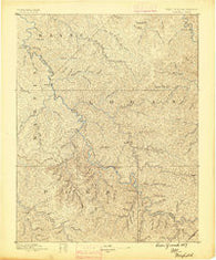 Warfield West Virginia Historical topographic map, 1:125000 scale, 30 X 30 Minute, Year 1887