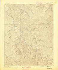 Warfield West Virginia Historical topographic map, 1:125000 scale, 30 X 30 Minute, Year 1891