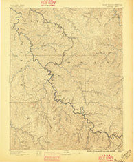 Warfield West Virginia Historical topographic map, 1:125000 scale, 30 X 30 Minute, Year 1891