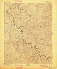 Warfield West Virginia Historical topographic map, 1:125000 scale, 30 X 30 Minute, Year 1891