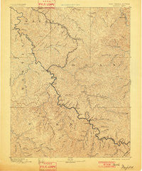 Warfield West Virginia Historical topographic map, 1:125000 scale, 30 X 30 Minute, Year 1891