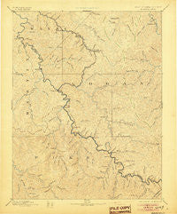 Warfield West Virginia Historical topographic map, 1:125000 scale, 30 X 30 Minute, Year 1891