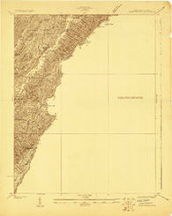Warm Springs Virginia Historical topographic map, 1:48000 scale, 15 X 15 Minute, Year 1923