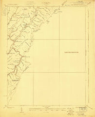 Warm Springs Virginia Historical topographic map, 1:48000 scale, 15 X 15 Minute, Year 1923