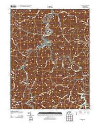 Wayne West Virginia Historical topographic map, 1:24000 scale, 7.5 X 7.5 Minute, Year 2011