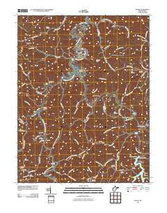 Wayne West Virginia Historical topographic map, 1:24000 scale, 7.5 X 7.5 Minute, Year 2011