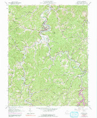 Wayne West Virginia Historical topographic map, 1:24000 scale, 7.5 X 7.5 Minute, Year 1962