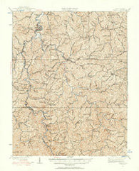 Wayne West Virginia Historical topographic map, 1:62500 scale, 15 X 15 Minute, Year 1931