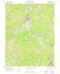 Wayne West Virginia Historical topographic map, 1:24000 scale, 7.5 X 7.5 Minute, Year 1962