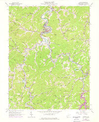Wayne West Virginia Historical topographic map, 1:24000 scale, 7.5 X 7.5 Minute, Year 1962
