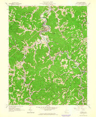 Wayne West Virginia Historical topographic map, 1:24000 scale, 7.5 X 7.5 Minute, Year 1962