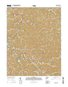 Webb West Virginia Historical topographic map, 1:24000 scale, 7.5 X 7.5 Minute, Year 2014