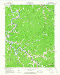 Webb West Virginia Historical topographic map, 1:24000 scale, 7.5 X 7.5 Minute, Year 1963