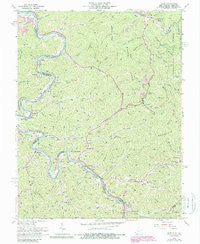 Webb West Virginia Historical topographic map, 1:24000 scale, 7.5 X 7.5 Minute, Year 1963