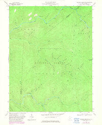 Webster Springs SE West Virginia Historical topographic map, 1:24000 scale, 7.5 X 7.5 Minute, Year 1967