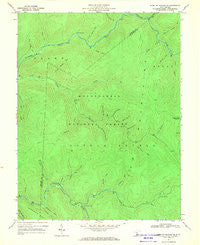 Webster Springs SE West Virginia Historical topographic map, 1:24000 scale, 7.5 X 7.5 Minute, Year 1967