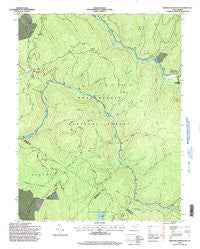 Webster Springs SW West Virginia Historical topographic map, 1:24000 scale, 7.5 X 7.5 Minute, Year 1995