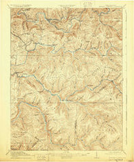 Webster Springs West Virginia Historical topographic map, 1:62500 scale, 15 X 15 Minute, Year 1918