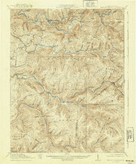 Webster Springs West Virginia Historical topographic map, 1:62500 scale, 15 X 15 Minute, Year 1918