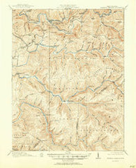 Webster Springs West Virginia Historical topographic map, 1:62500 scale, 15 X 15 Minute, Year 1918