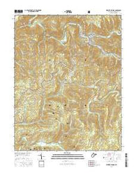Webster Springs West Virginia Current topographic map, 1:24000 scale, 7.5 X 7.5 Minute, Year 2016