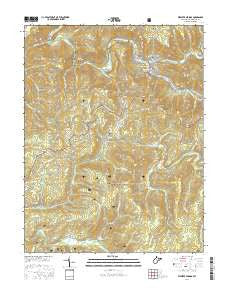 Webster Springs West Virginia Current topographic map, 1:24000 scale, 7.5 X 7.5 Minute, Year 2016