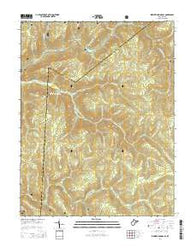 Webster Springs SE West Virginia Historical topographic map, 1:24000 scale, 7.5 X 7.5 Minute, Year 2014