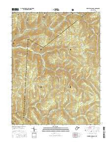 Webster Springs SE West Virginia Current topographic map, 1:24000 scale, 7.5 X 7.5 Minute, Year 2016