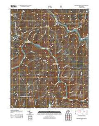 Webster Springs SW West Virginia Historical topographic map, 1:24000 scale, 7.5 X 7.5 Minute, Year 2011