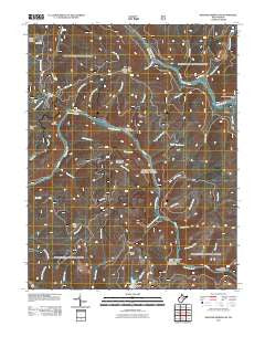 Webster Springs SW West Virginia Historical topographic map, 1:24000 scale, 7.5 X 7.5 Minute, Year 2011