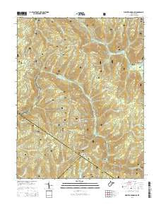 Webster Springs SW West Virginia Historical topographic map, 1:24000 scale, 7.5 X 7.5 Minute, Year 2014