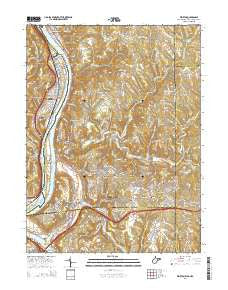 Weirton West Virginia Historical topographic map, 1:24000 scale, 7.5 X 7.5 Minute, Year 2014