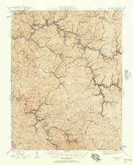 Welch West Virginia Historical topographic map, 1:62500 scale, 15 X 15 Minute, Year 1924