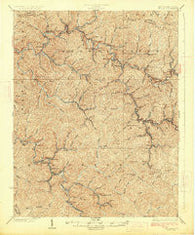 Welch West Virginia Historical topographic map, 1:62500 scale, 15 X 15 Minute, Year 1926