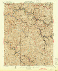 Welch West Virginia Historical topographic map, 1:62500 scale, 15 X 15 Minute, Year 1926