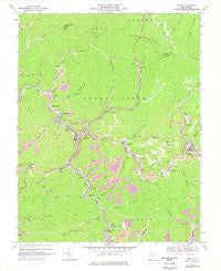 Welch West Virginia Historical topographic map, 1:24000 scale, 7.5 X 7.5 Minute, Year 1968