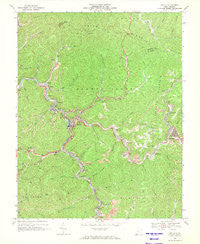 Welch West Virginia Historical topographic map, 1:24000 scale, 7.5 X 7.5 Minute, Year 1968
