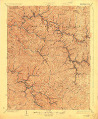 Welch West Virginia Historical topographic map, 1:62500 scale, 15 X 15 Minute, Year 1926