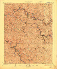 Welch West Virginia Historical topographic map, 1:62500 scale, 15 X 15 Minute, Year 1926