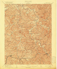 West Union West Virginia Historical topographic map, 1:62500 scale, 15 X 15 Minute, Year 1905