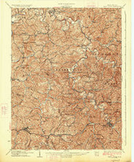 West Union West Virginia Historical topographic map, 1:62500 scale, 15 X 15 Minute, Year 1926